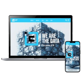 تطوير موقع شركة تقنية معلومات (IT)