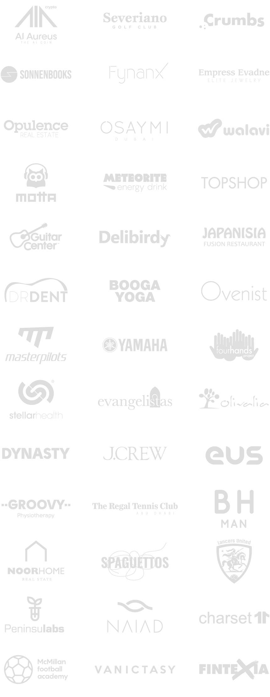 Lista de clientes primera parte